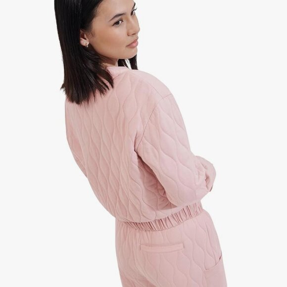 UGG Quilted button-up Quinby Cardigan – NWT – Size XS – Mauve / Rose Smoke 💖 - Picture 3 of 16